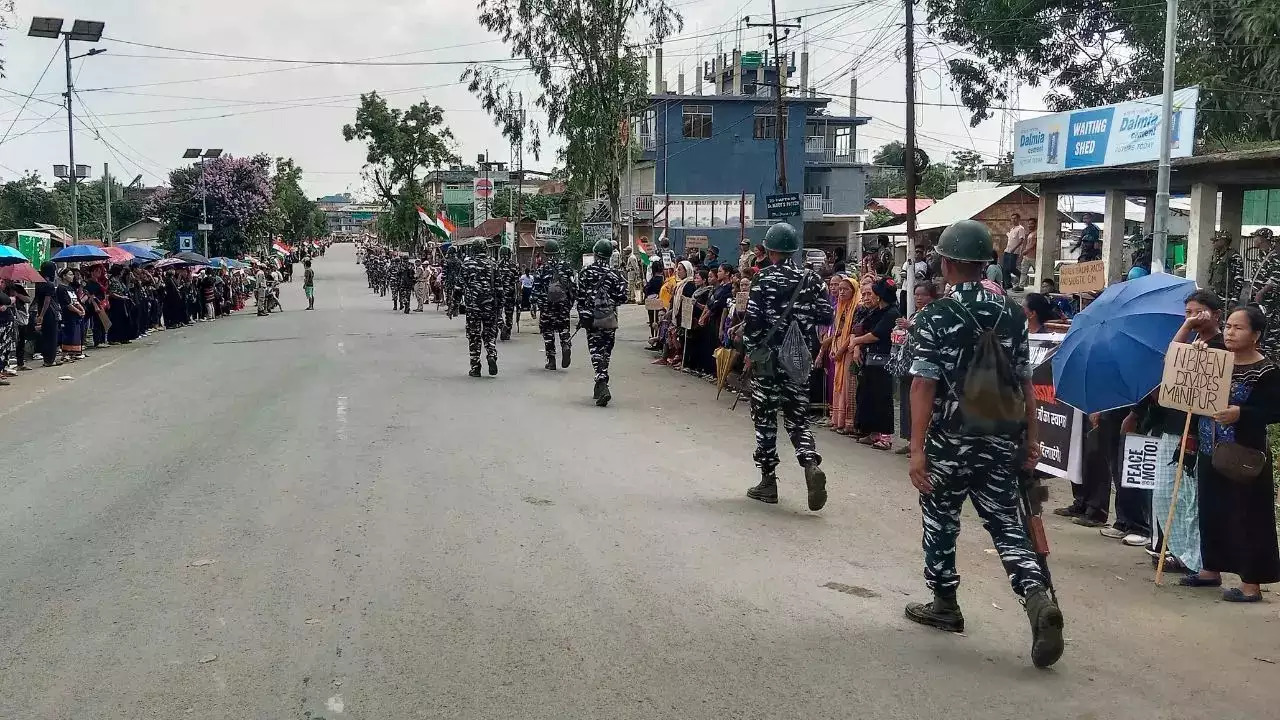 High security has been in place in Manipur