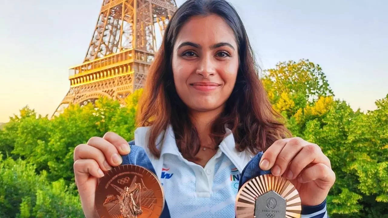 Manu Bhaker, Manu Bhaker Miss Delhi World Cup, Delhi World Cup 2024, Shooting World Cup 2024, Olympic Medalists, Olympic Medalists Manu Bhaker, Paris Olympics 2024, Paris Olympics 2024 News, Paris Olympics 2024 Updates, Paris Olympics, Olympics 2024,