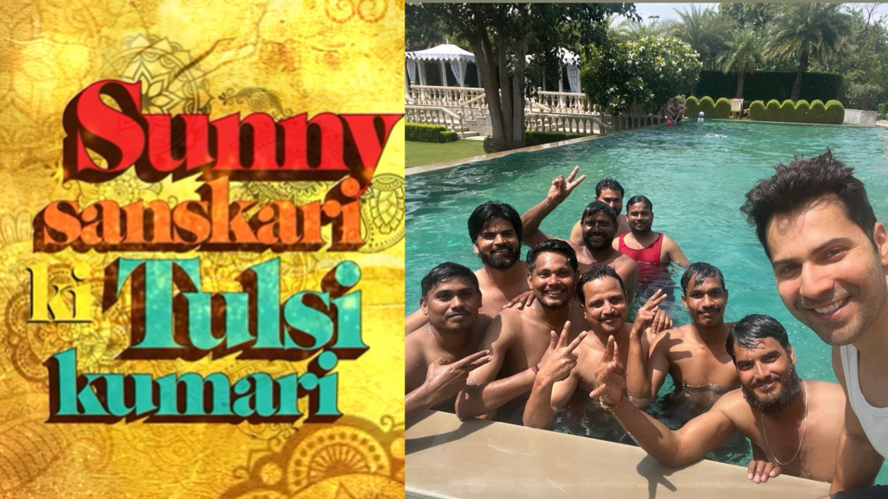 ?Sunny Sanskari Ki Tulsi Kumari: Varun Dhawan Chills By The Pool With Art Team, Drops BTS Pic From Set? (Image Credit: Instagram)