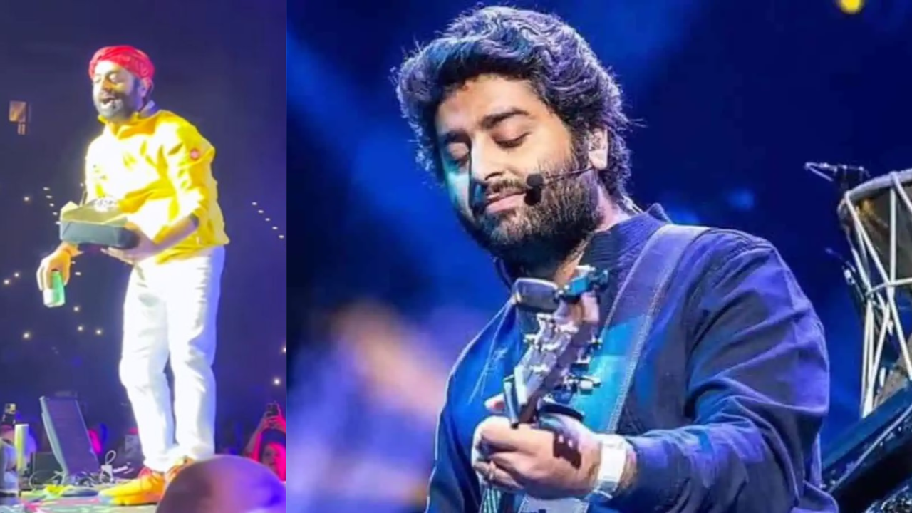 Arijit Singh Politely Removes Fans’ Food From Stage In London Concert, Calls It His 'Temple'.Watch Viral Video