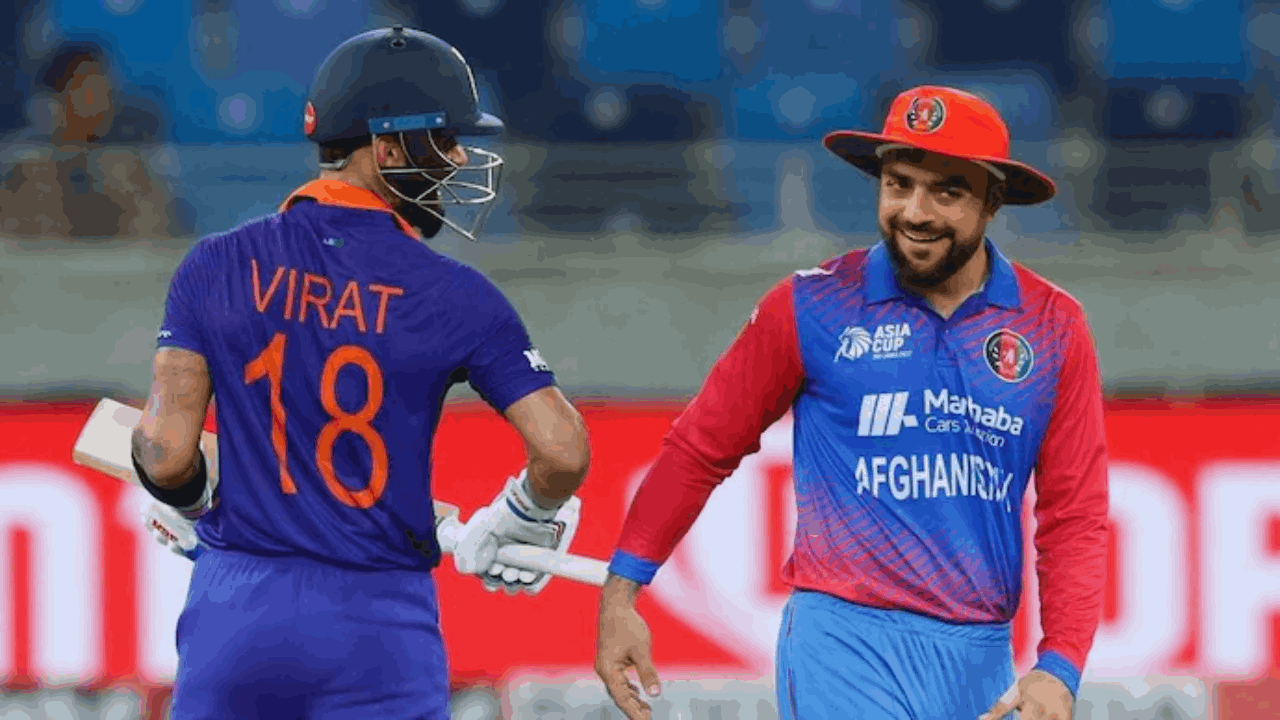 Virat Kohli Rashid Khan India Afghanistan