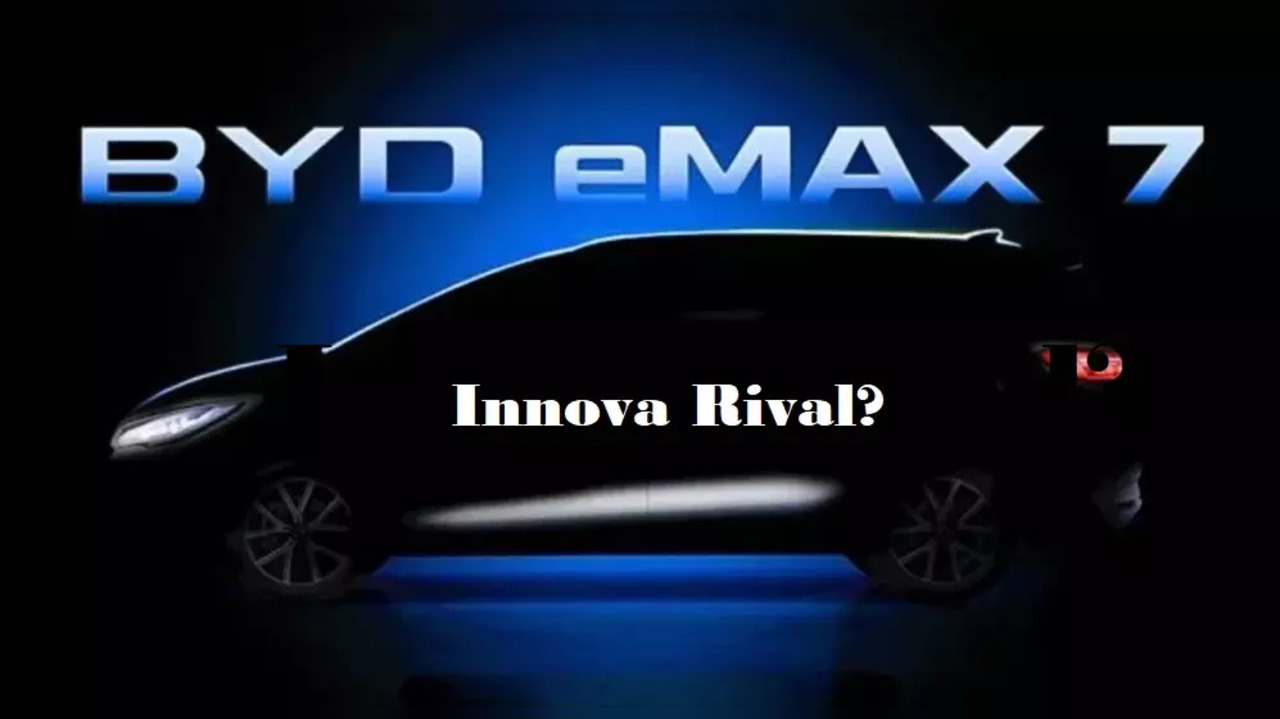 BYD, BYD eMAX7, BYD electric Car, Toyota Innova