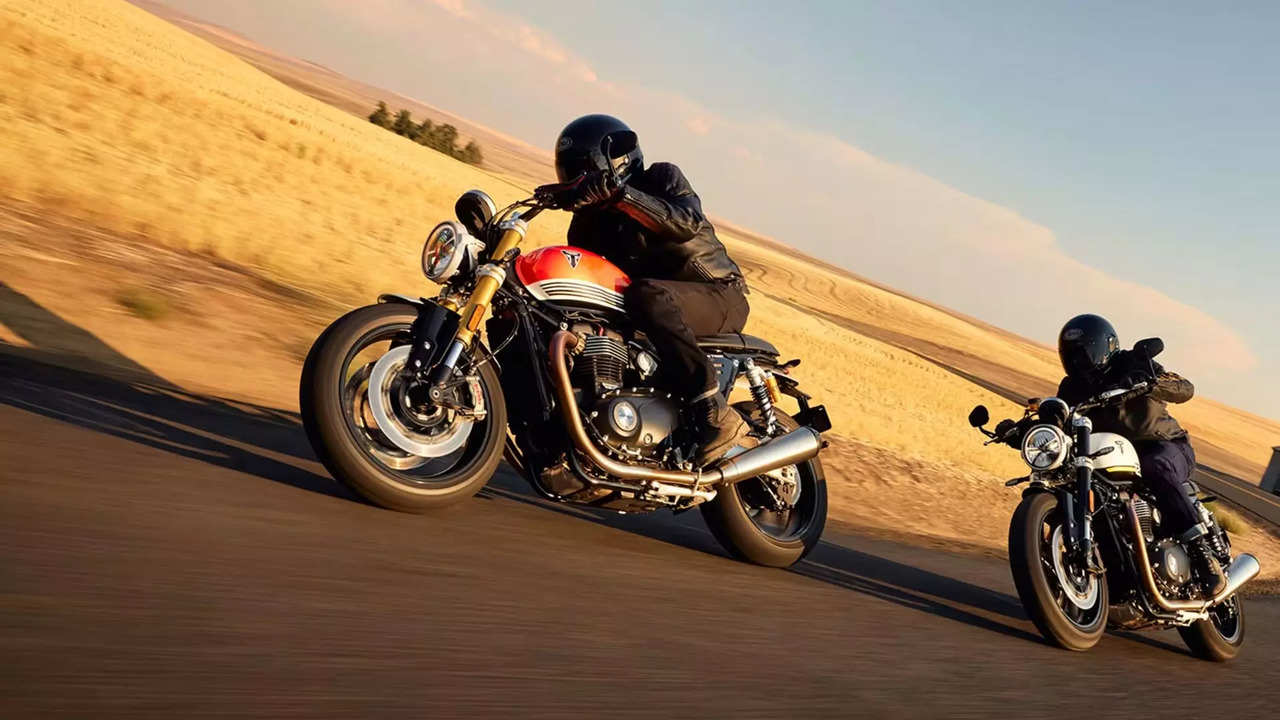 Triumph Speed Twin 1200 and 1200RS Times Drive