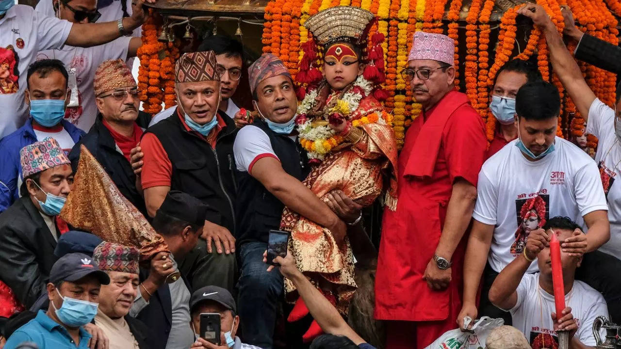 Indra Jatra: This Festival In Nepal Worships A Young Living Goddess. Credit: iStock