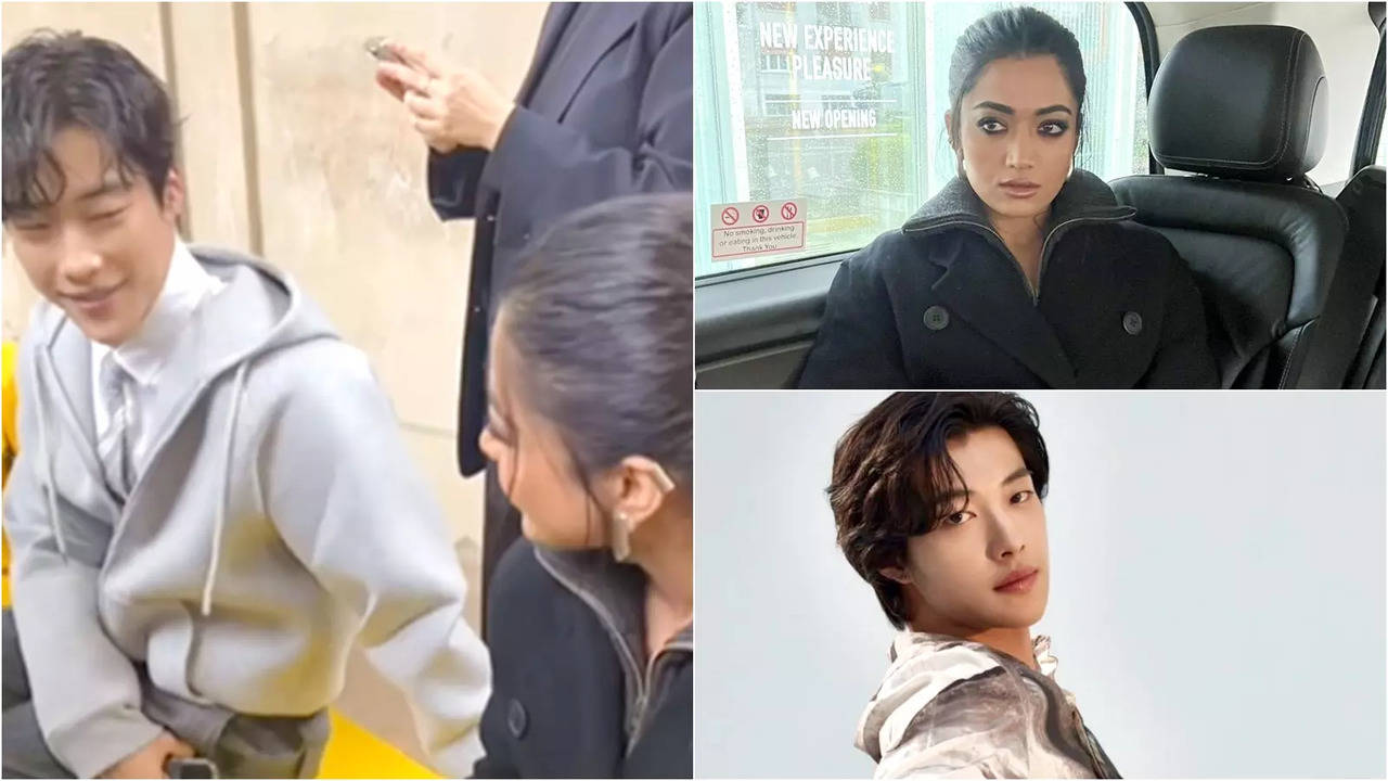 Rashmika Mandanna Meets K-Drama Star Woo Do-Hwan At Milan, Fans Go Gaga Over Viral Video. (Image Credits: Instagram)