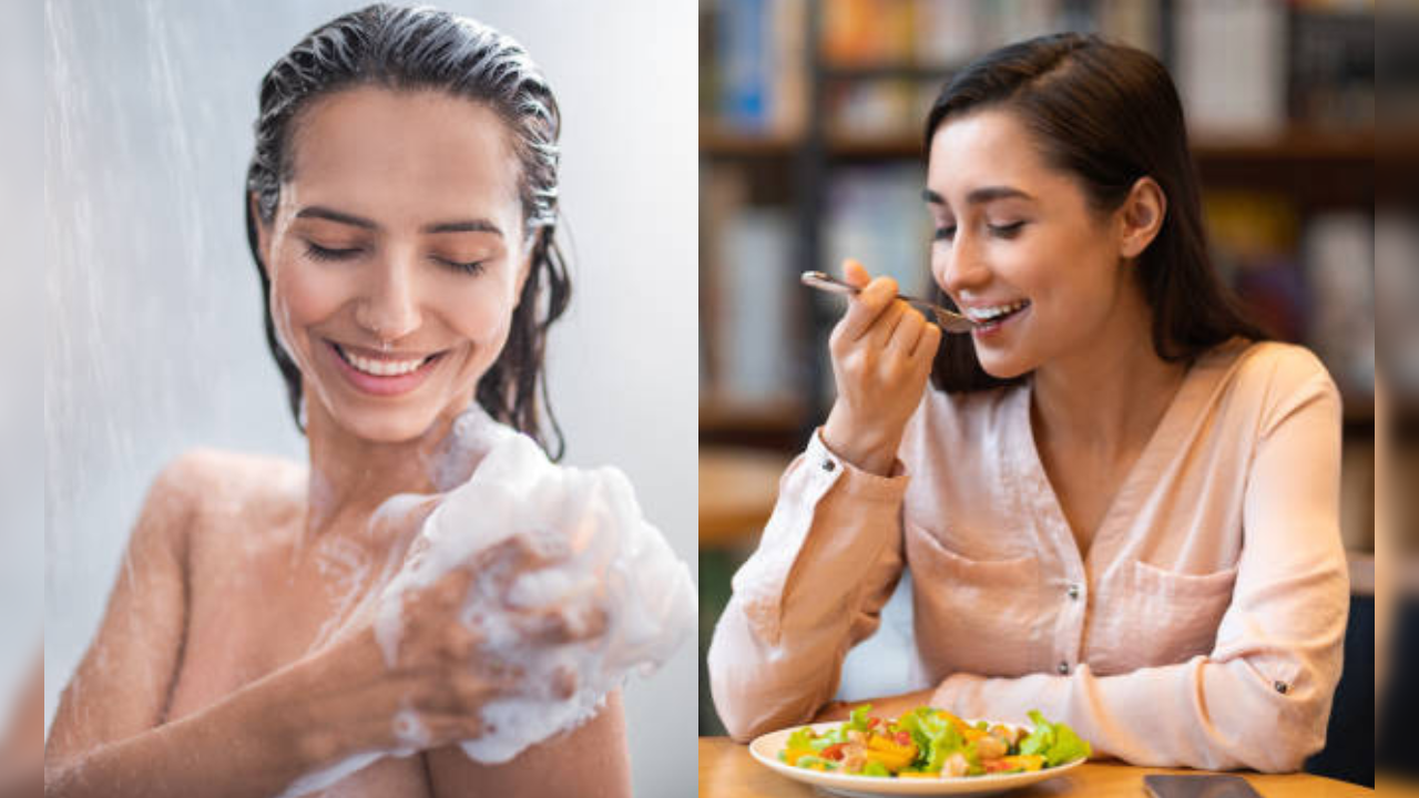 side effects of bathing immediately after eating