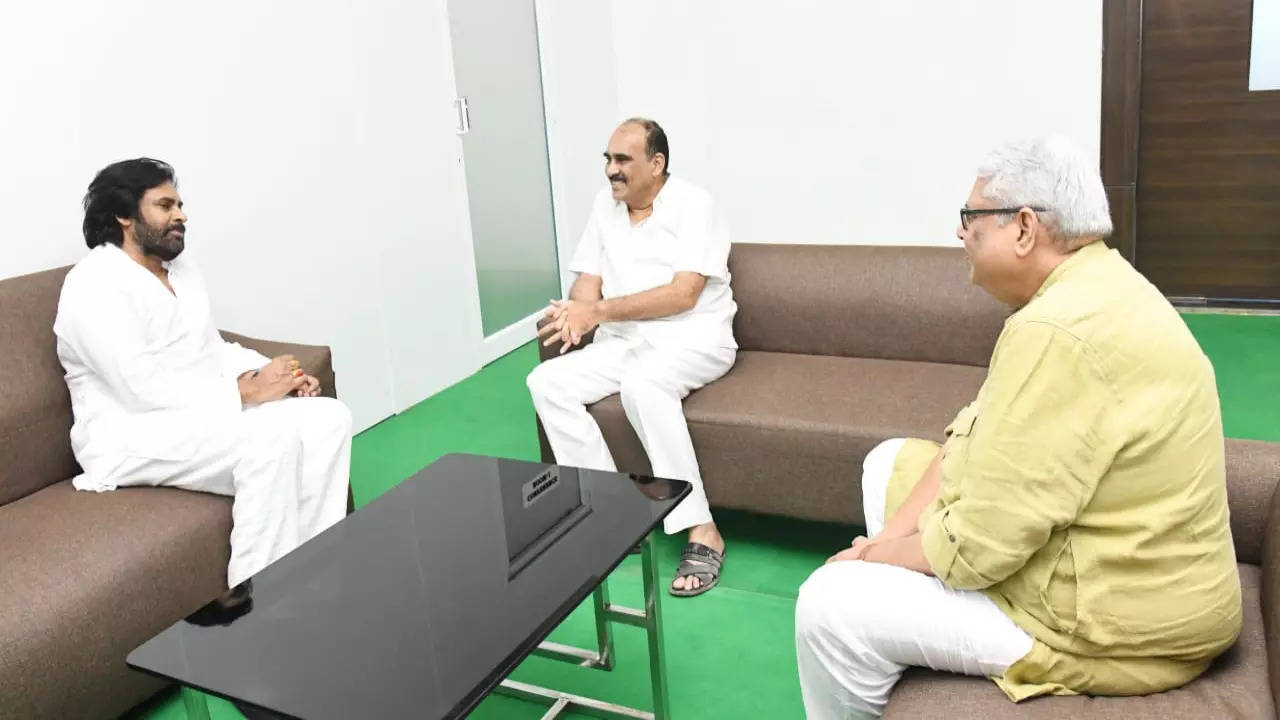 BALINENI SRINIVAS REDDY WITH PAWAN KALYAN