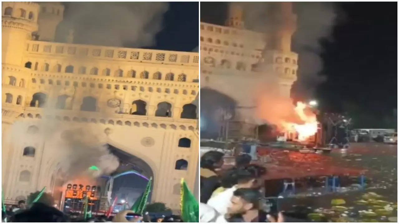 fire breaks out near charminar during milad un nabi rally