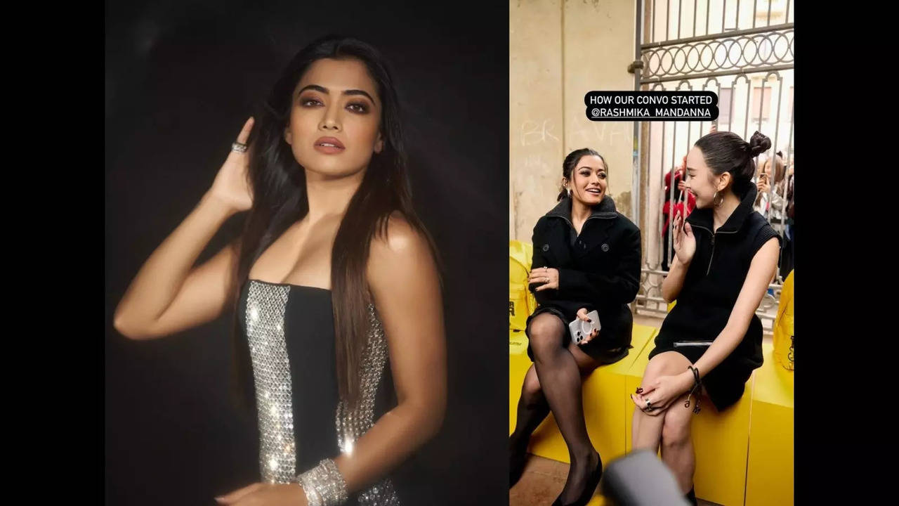 rashmika mandanna tutoring malaysian blogger-model christinna kuan in telugu