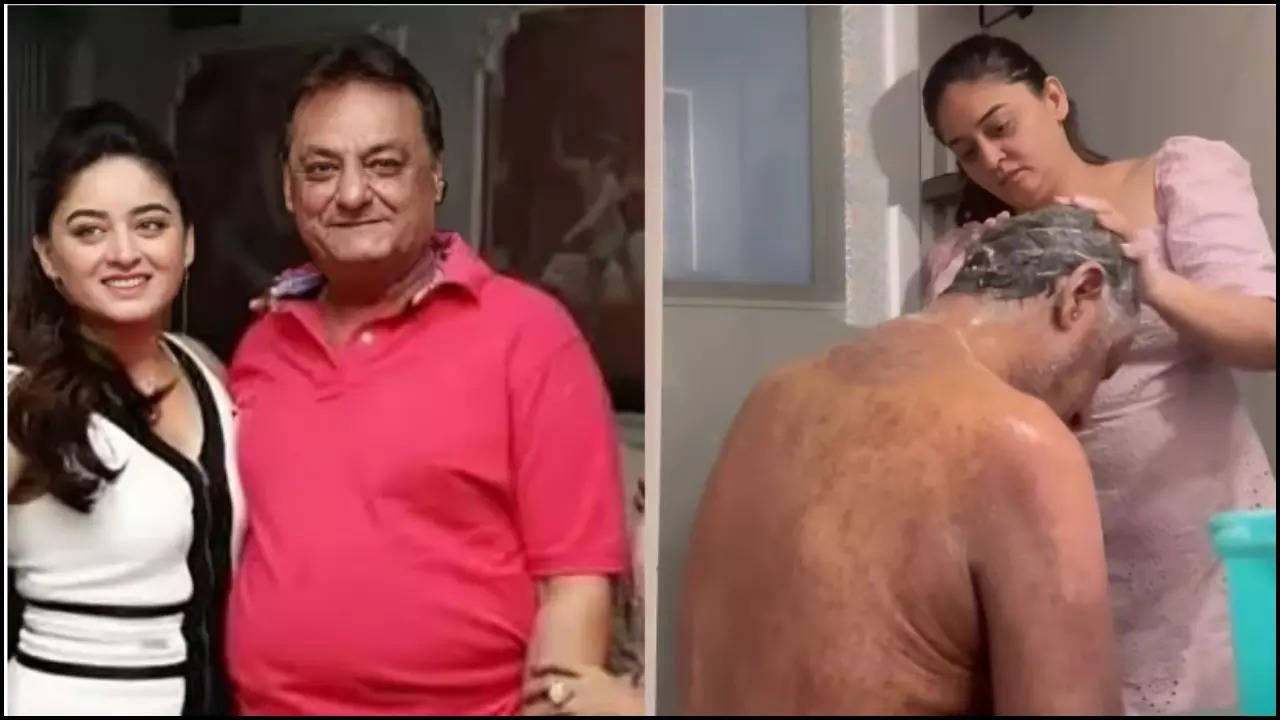 Mahhi Vij Nurses Her Ailing Father In Heartbreaking Video, Pens Emotional Note