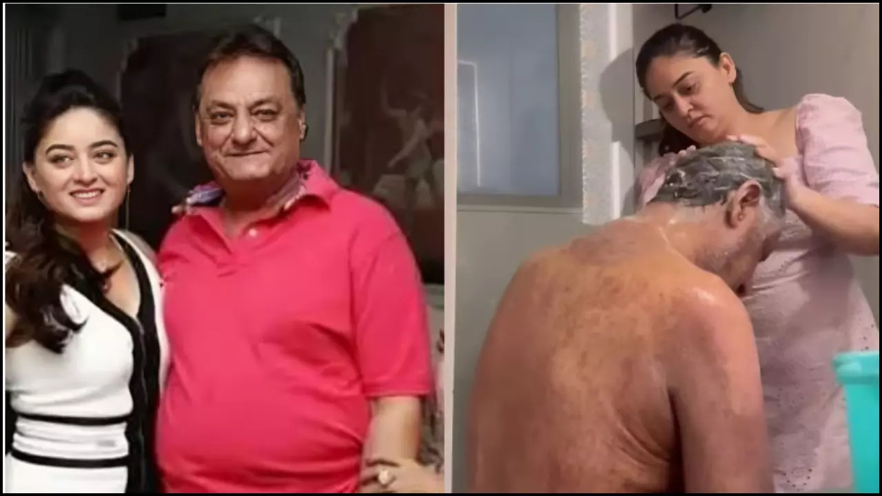 Mahhi Vij Nurses Her Ailing Father In Heartbreaking Video, Pens Emotional Note