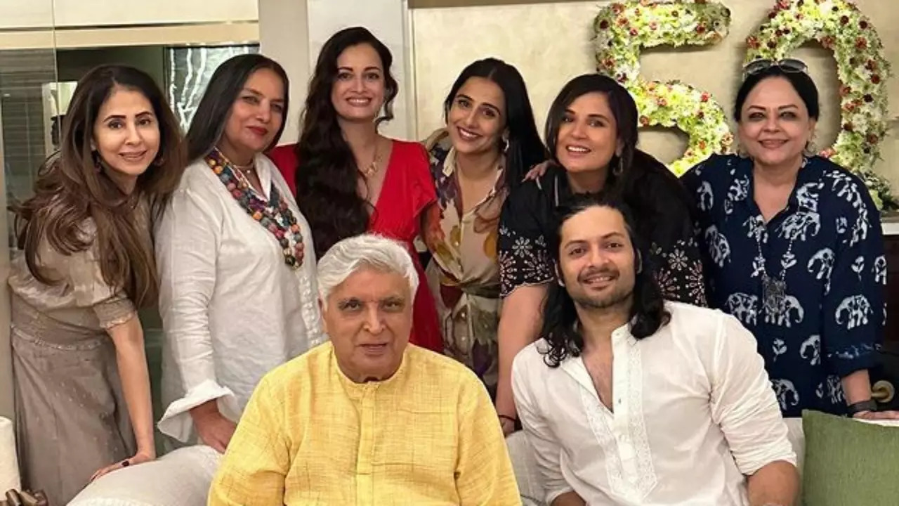 Ali Fazal Shares Pics From Shabana Azmis Birthday Bash Ft Urmila Matondkar Vidya Balan Others See Inside