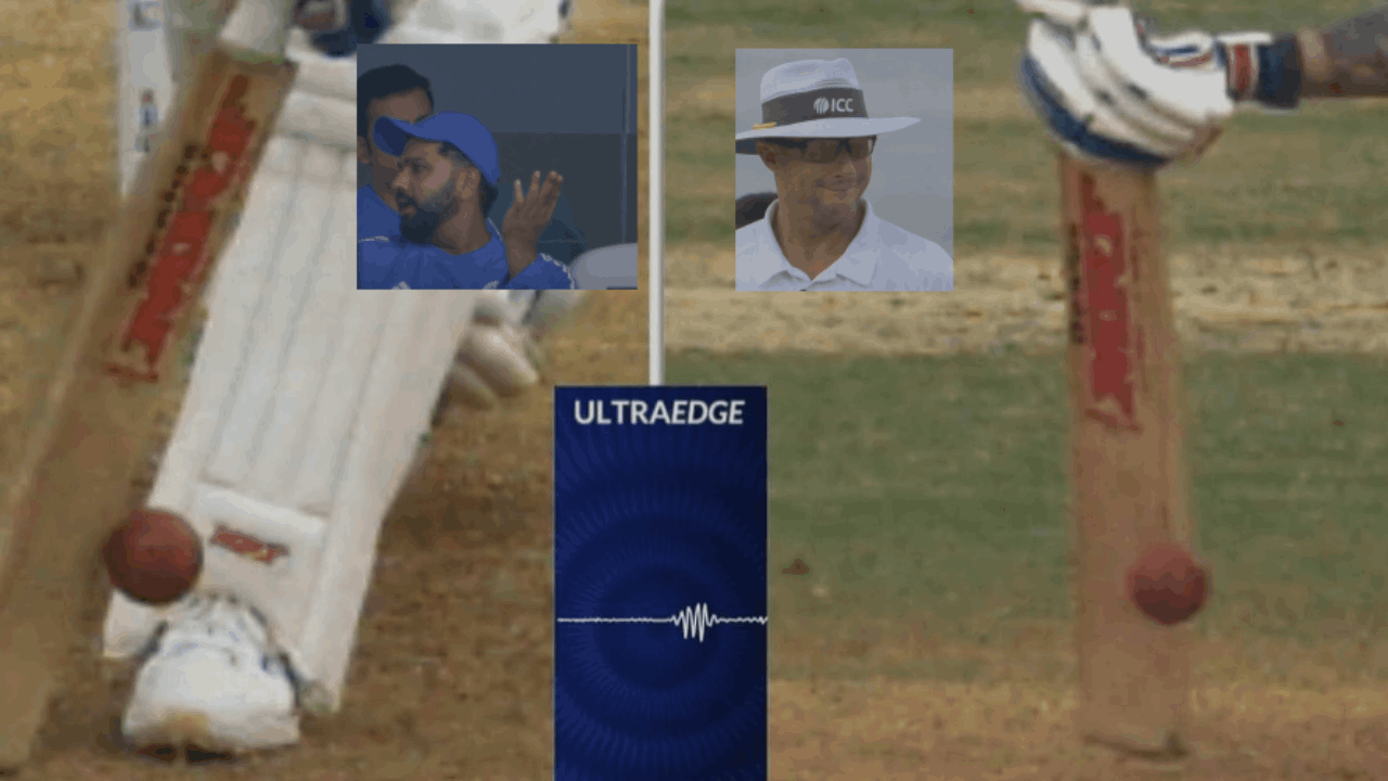 Bizarre! Kohli Departs Without Taking DRS, Rohit Left Shocked As Replays Show Spike; Umpire Smirks - Watch