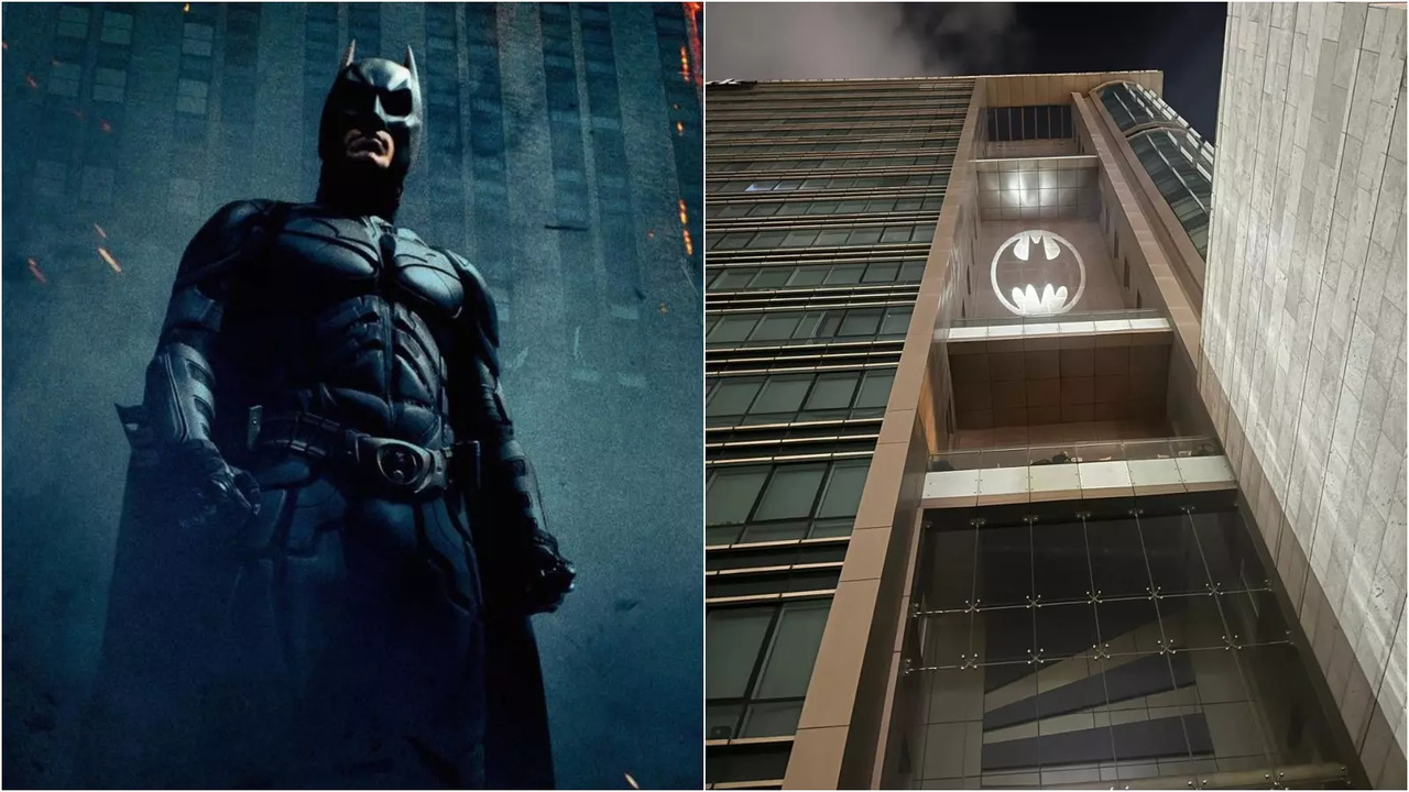 Mumbai Turns Gotham City On Bat-Signal Projection Celebrating Batman's 85th Anniversary