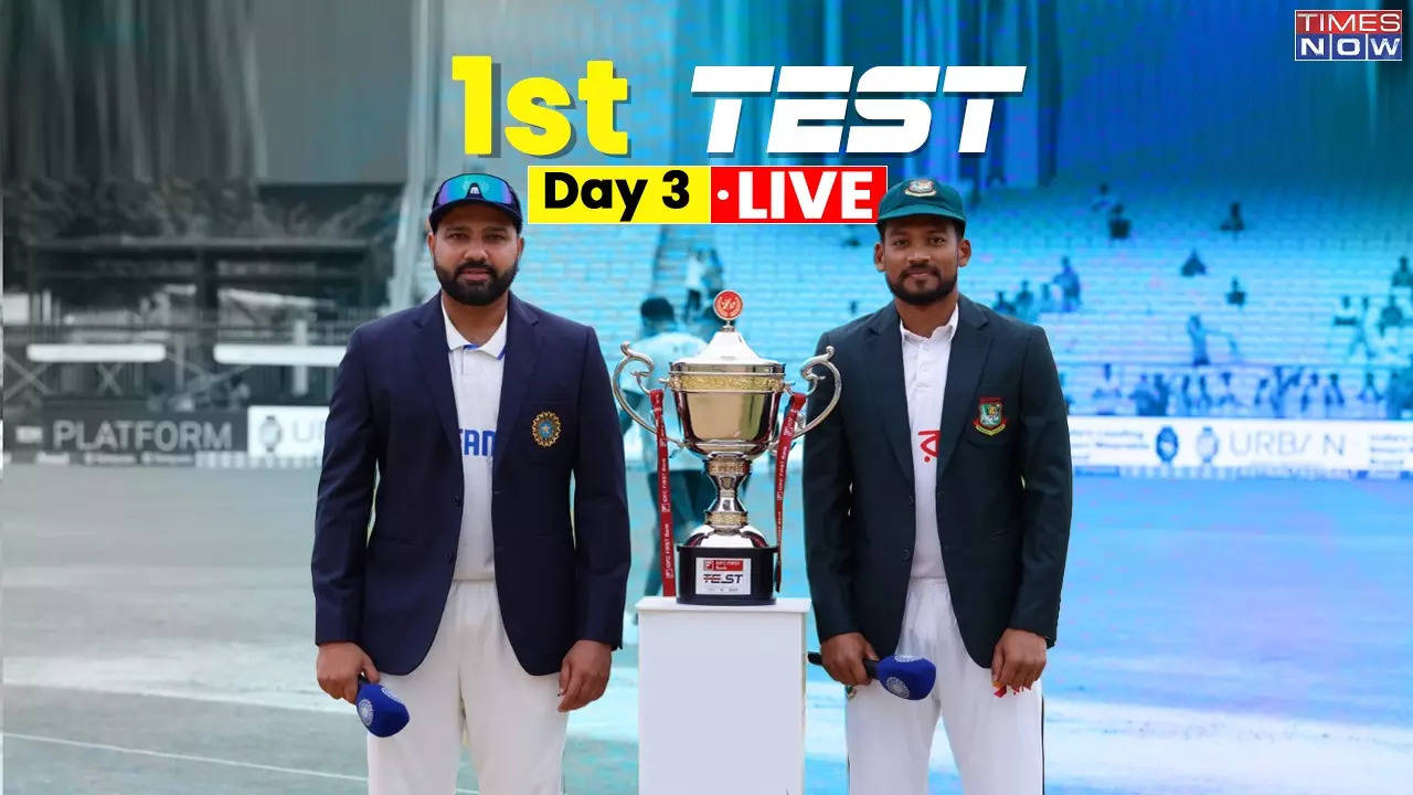 India vs Bangladesh 1st Test Day 3 HIGHLIGHTS India On Top BAN Finish At 1584