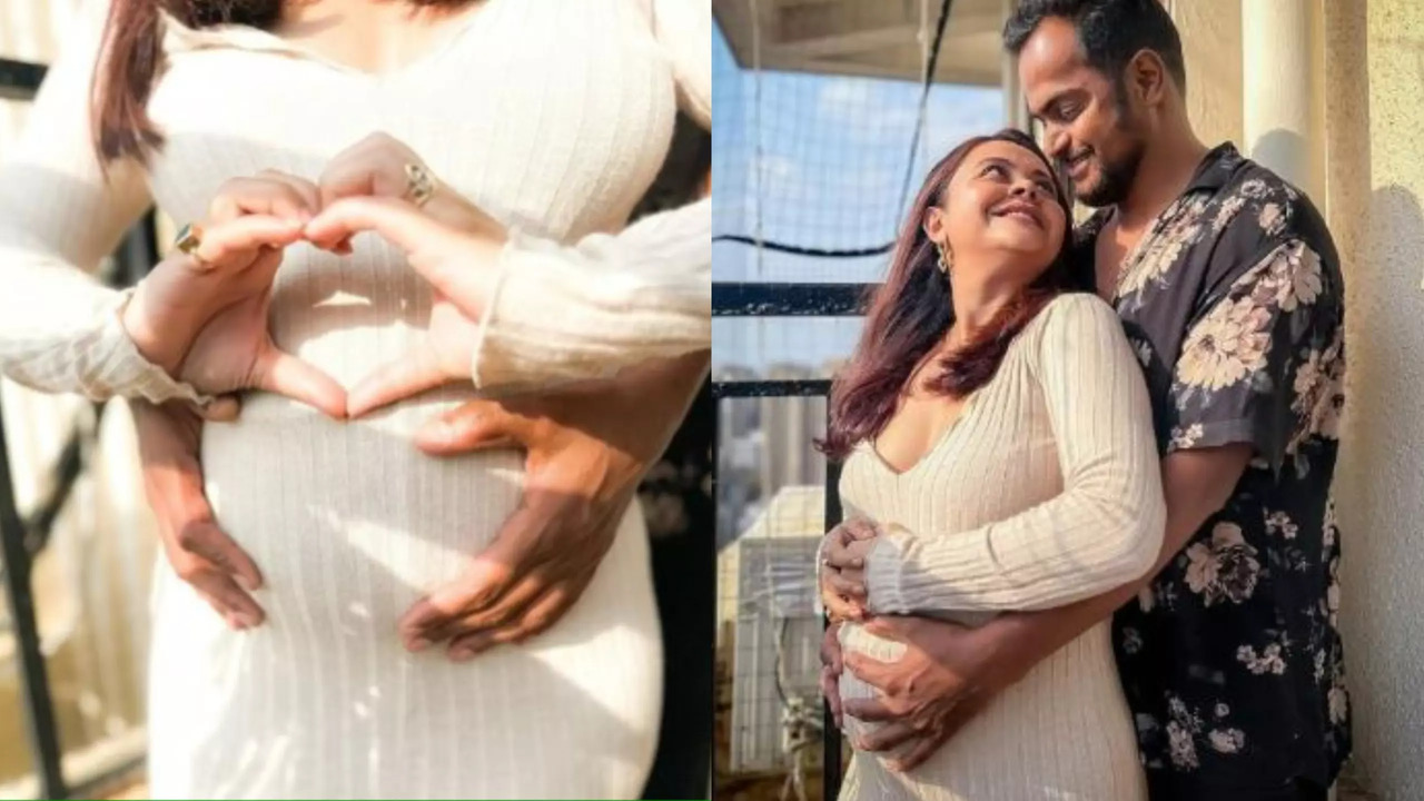 Devoleena Bhattacharjee Flaunts Baby Bump ​As She Poses With Husband Shahnawaz Shaikh - See Pics