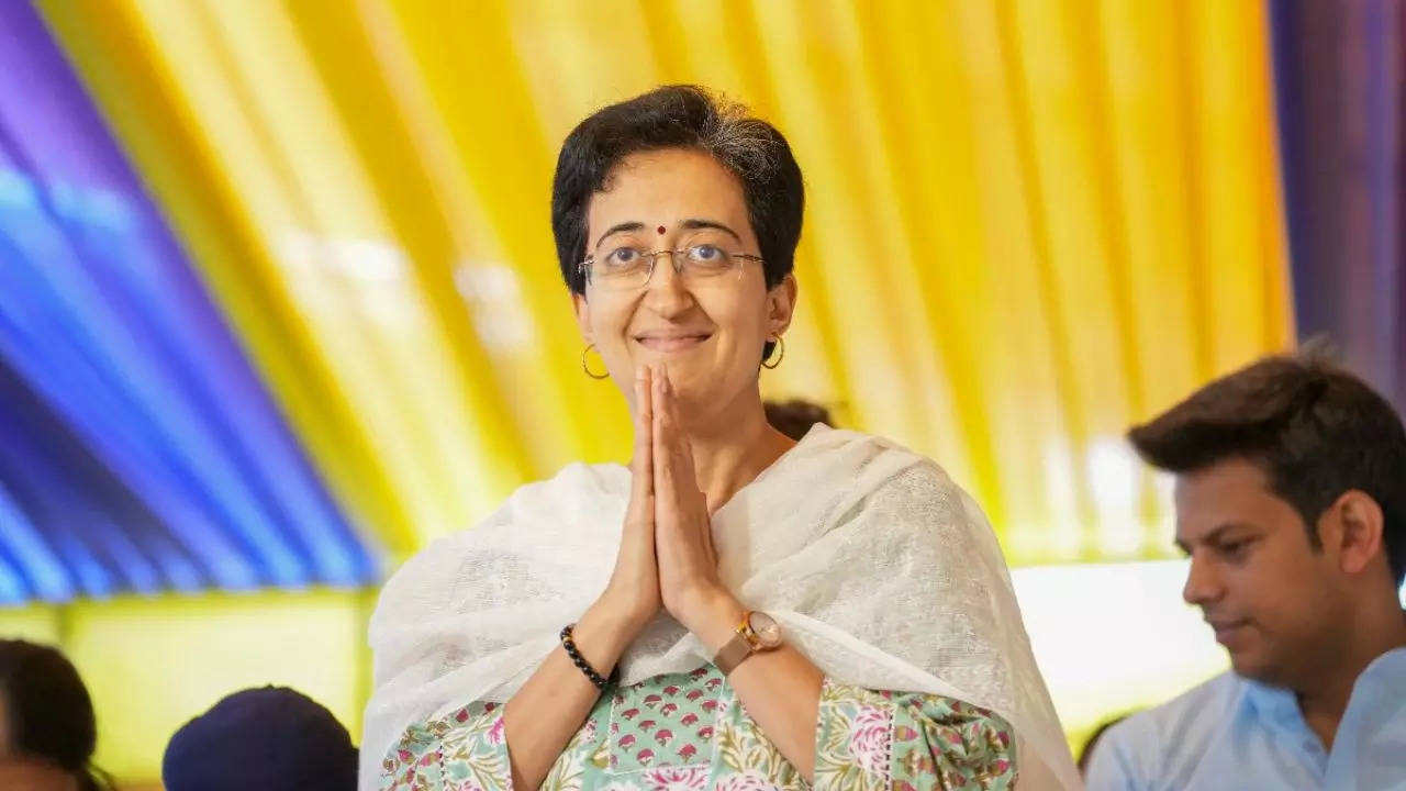 Atishi sworn in as Delhi CM (File photo)