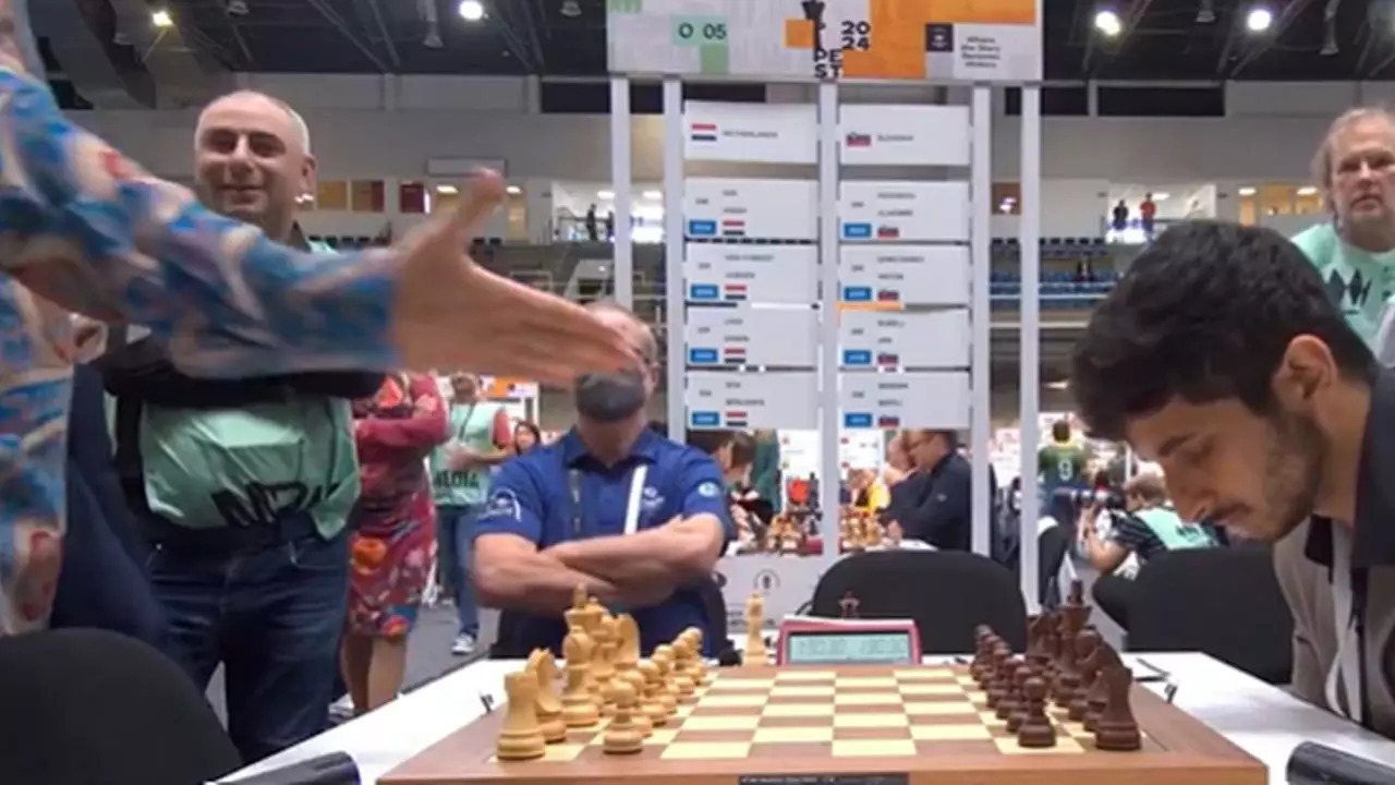 Chess Olympiad 2024: Vidit Gujrathi In Zen Mode Ignores Opponent’s Handshake Offer Due To Meditation