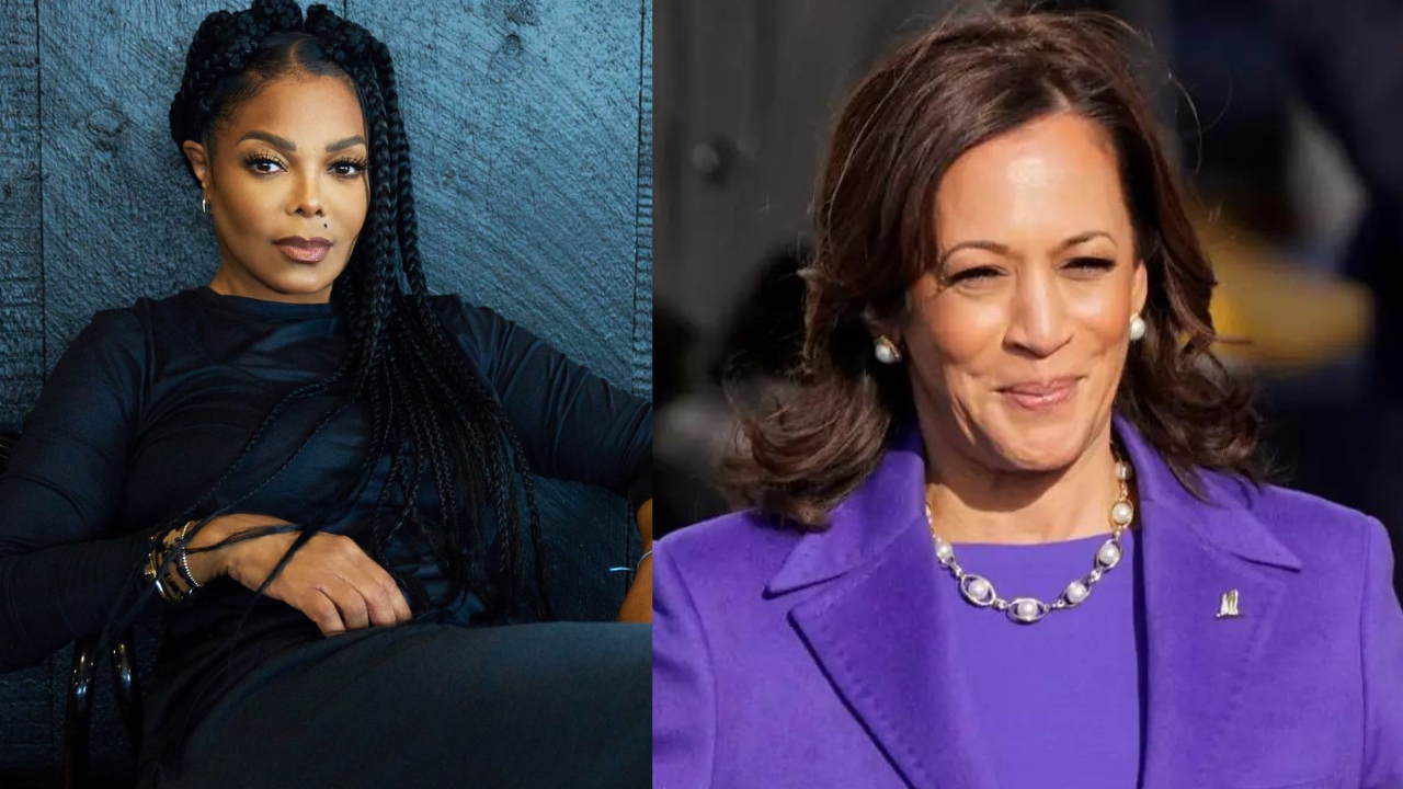 Janet Jackson and Kamala Harris