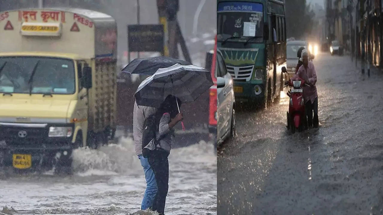 heavy rainstorm with lightning in latur and parbhani districts