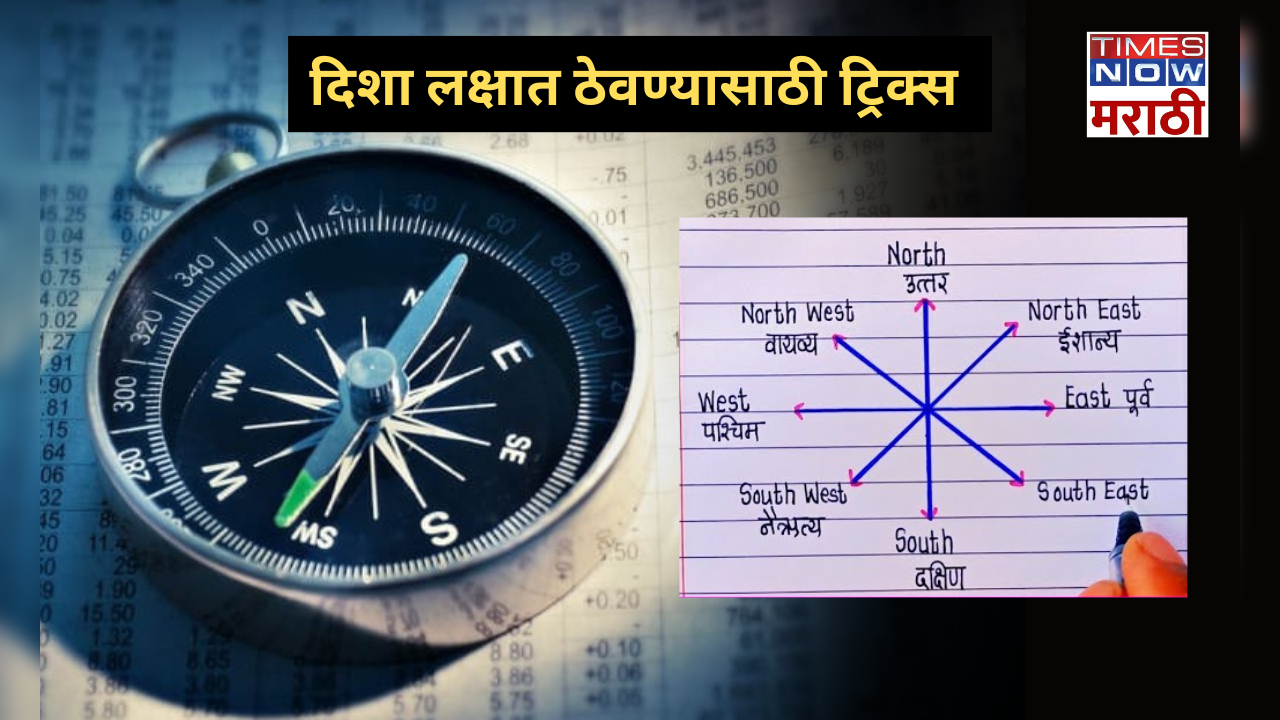 Tricks for remembering directions in marathi