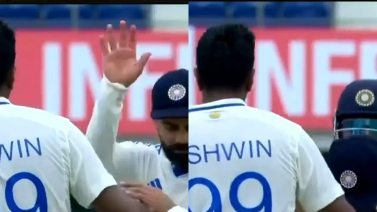 Kohli  Ashwin viral