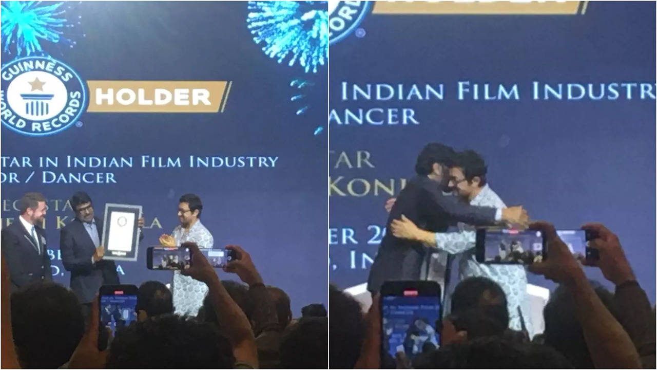 Aamir Khan Presents Guinness World Record To Chiranjeevi: He's Like My Elder Brother