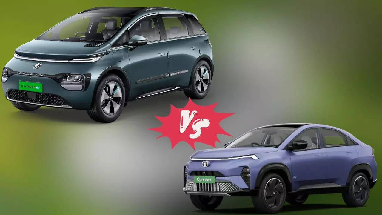 Tata Curvv EV Vs MG Windsor