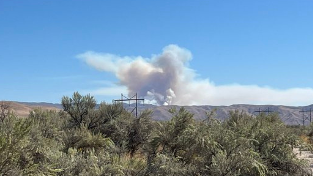 Wildfire in Boise, Idaho