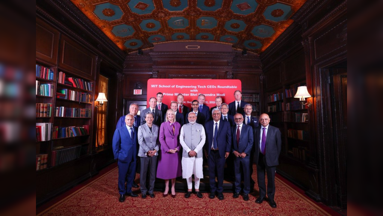 Breaking News LIVE: Top Tech Firm CEOs Meet PM Modi In US