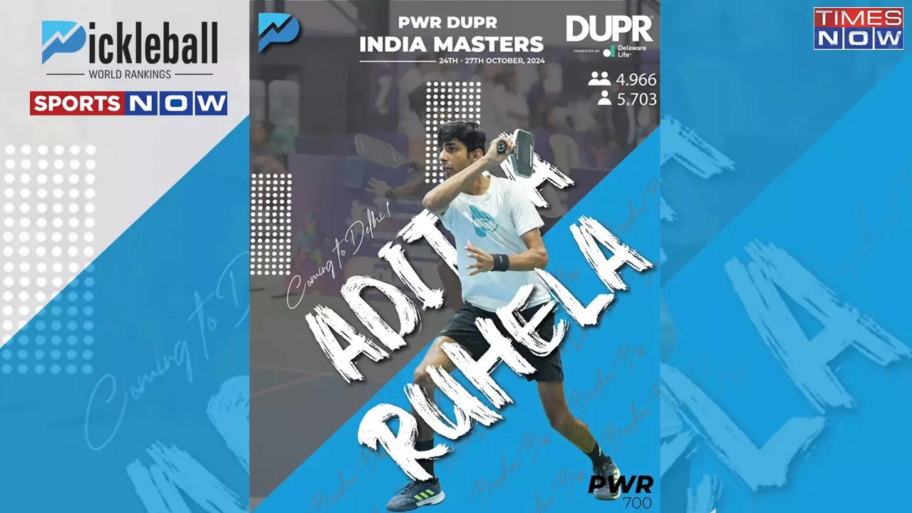 Aditya Ruhela will be one of the attraction at PWR DUPR India Masters