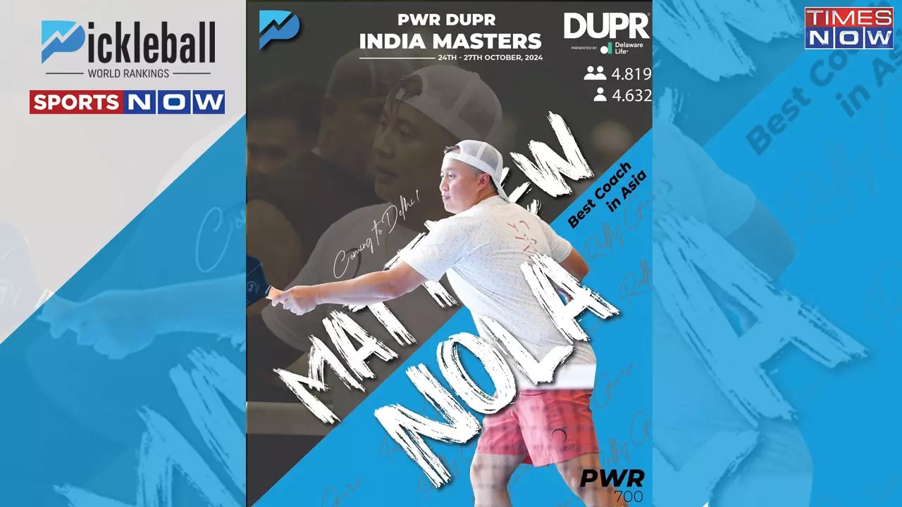 Matthew Nola will take part in the PWR DUPR India Masters