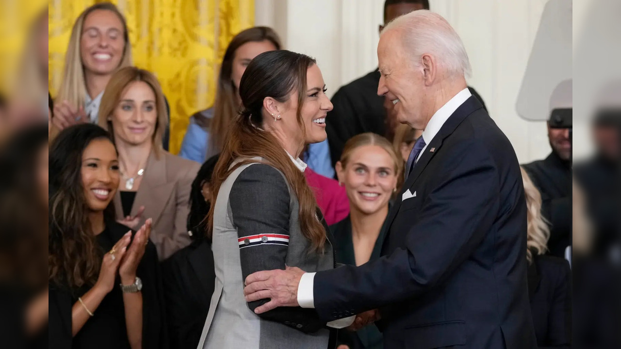 Joe Biden And Ali Krieger