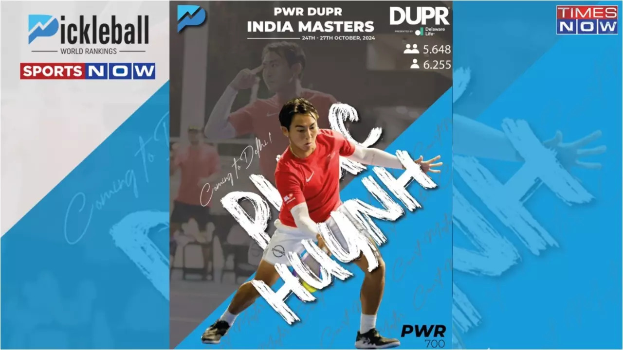 ​Vietnam's Phuc Huynh, the current Asia No.1 Pickleball Player will be competing at the PWR DUPR India Masters in New Delhi