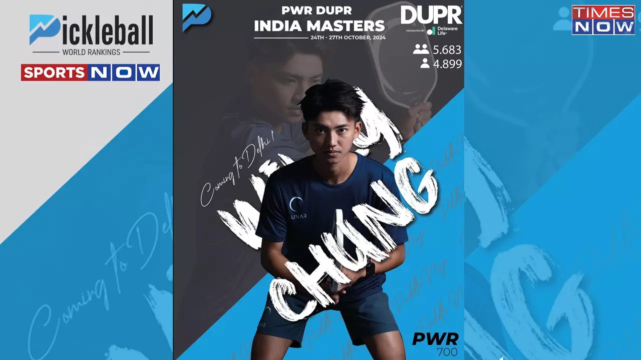 Willy Chung will participate in the PWR DUPR India Masters