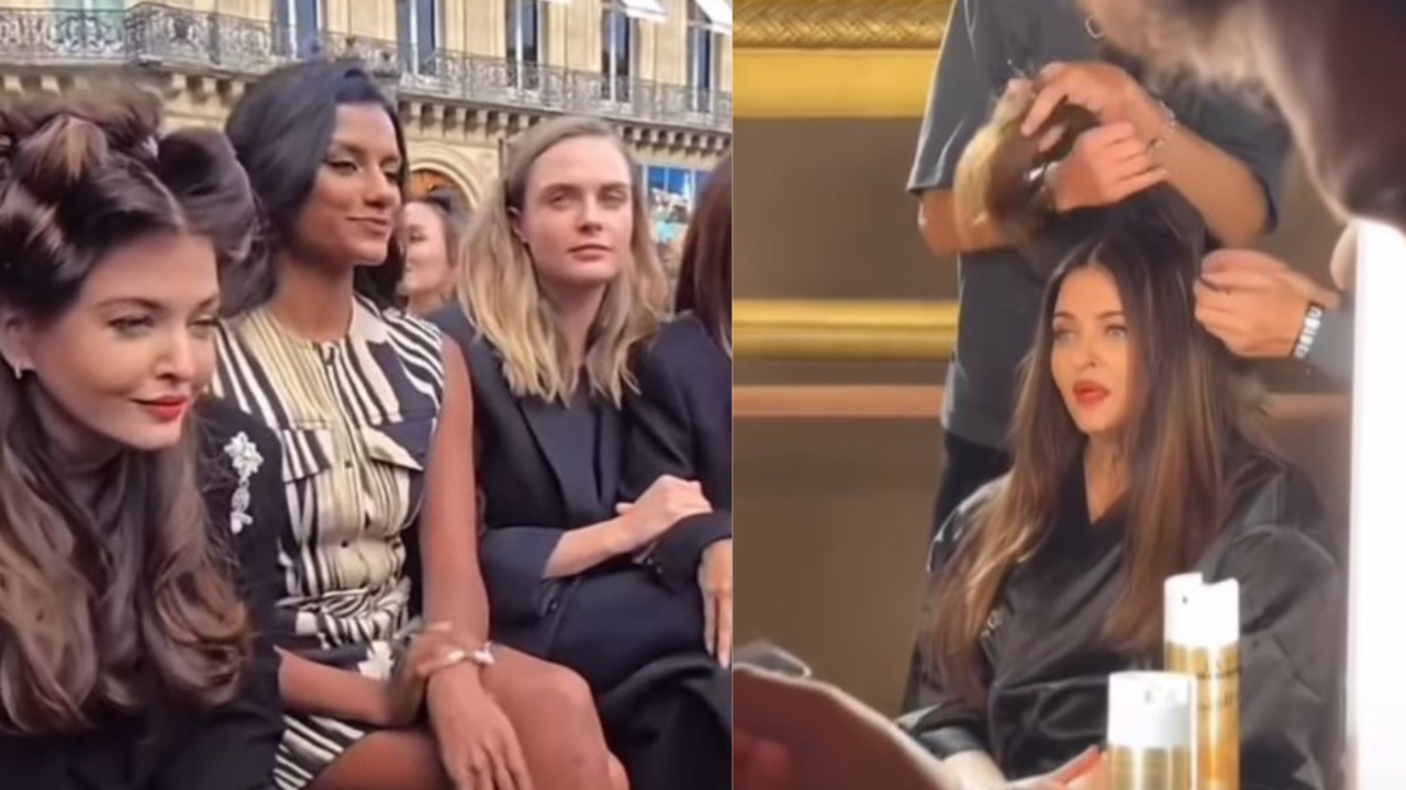 Aishwarya Rai and Simone Ashley Enjoy Candid Moments with Eva Longoria at Paris Fashion Week