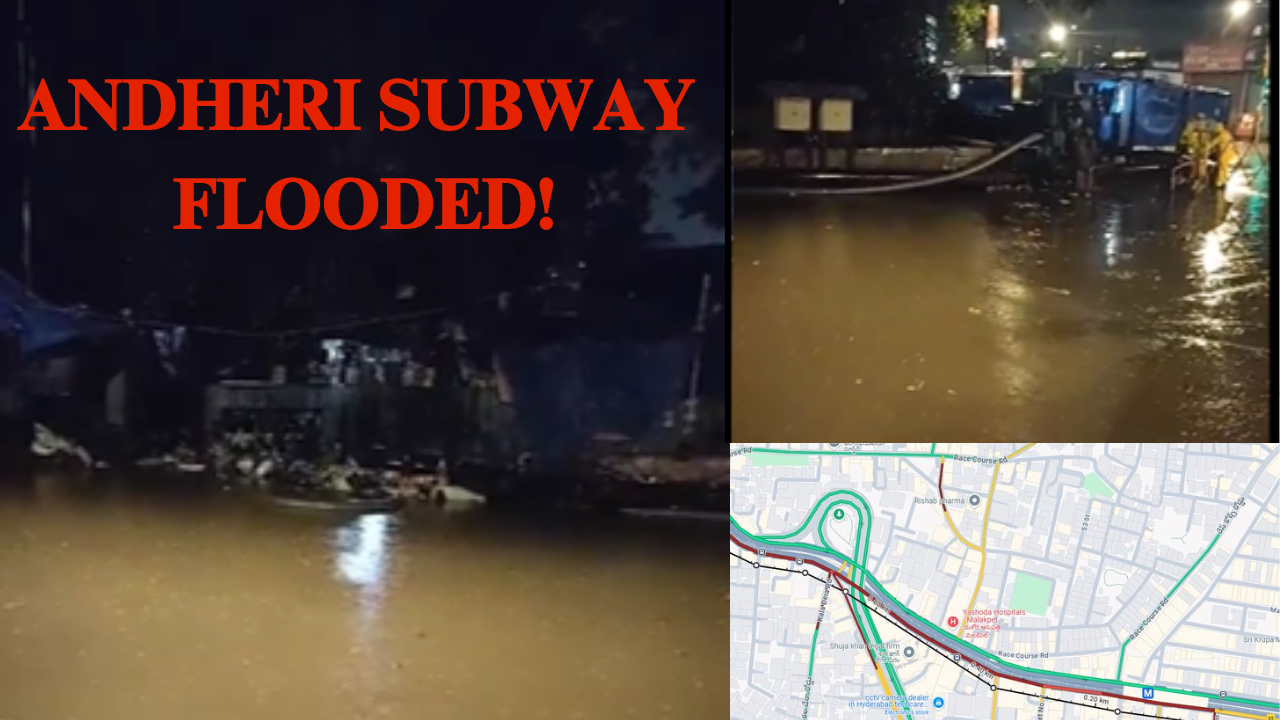 mumbai rains, andheri subway flooded