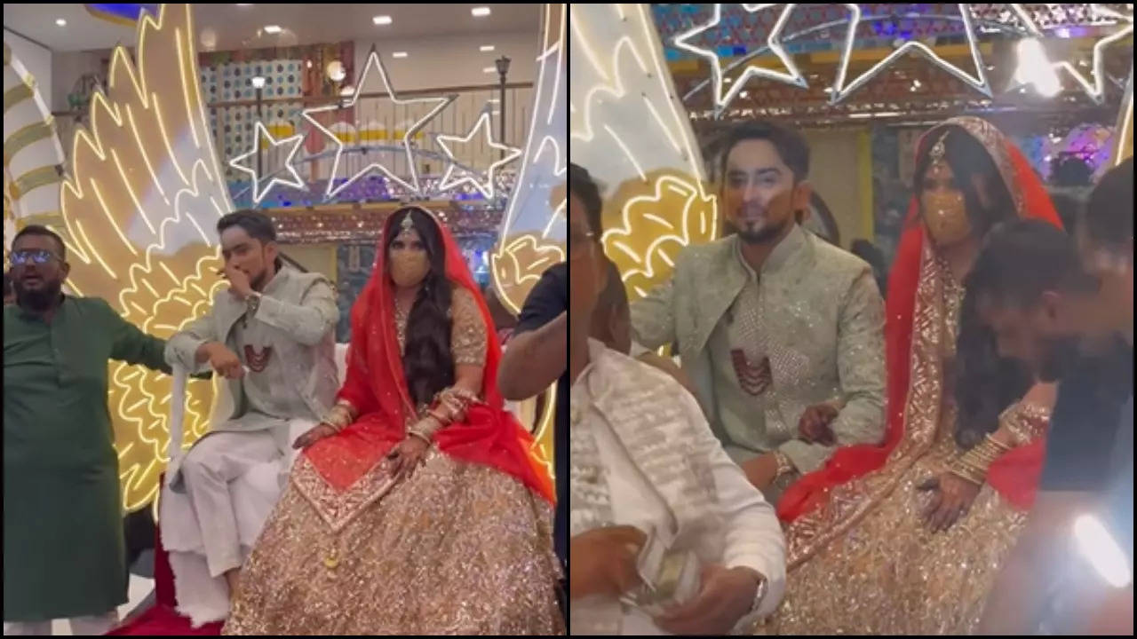 Inside Adnaan Shaikh-Ayesha Shaikh's Sangeet: Soon-To-Be Wed Couple Holds Hands, Friends Dance Happily