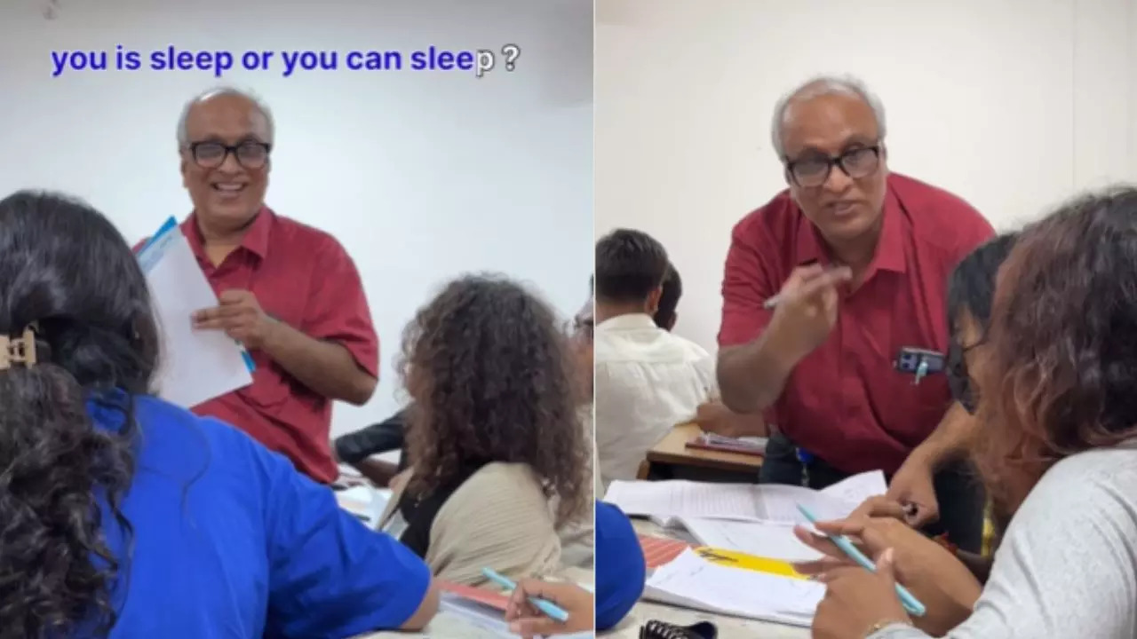 ‘You is sleep or you can sleep’: Students Prank Hyderabad Professor.