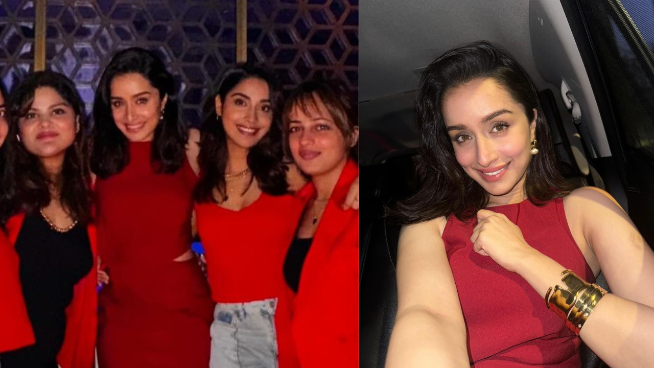 Shraddha Kapoor's latest look in red