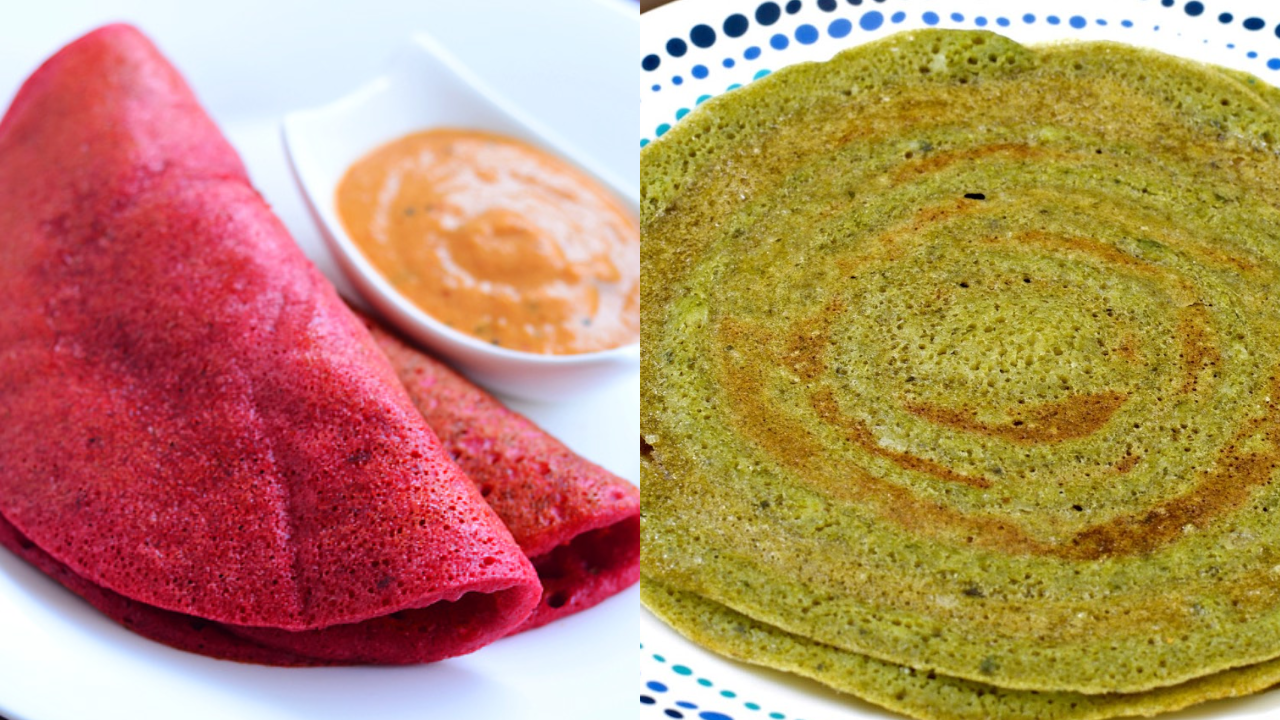 Beetroot To Spinach Dosa- 7 Varieties Of Vegetable Dosas You Must Try For Healthy Breakfast