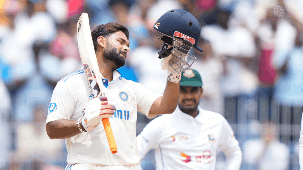 RIshabh Pant Test century India 2 AP