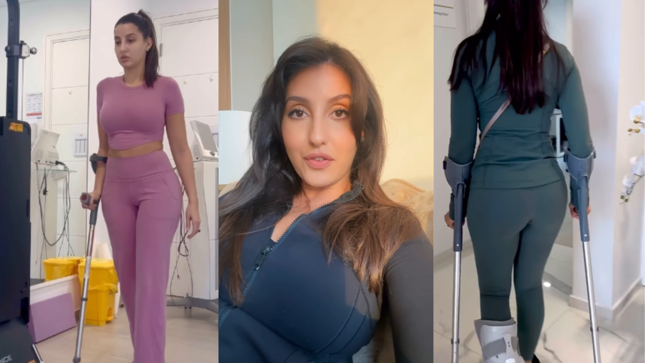 Nora Fatehi Shares Her Road To Recovery After Ankle Injury. Reveals She Was On Wheelchair And 'Almost' Got Depressed