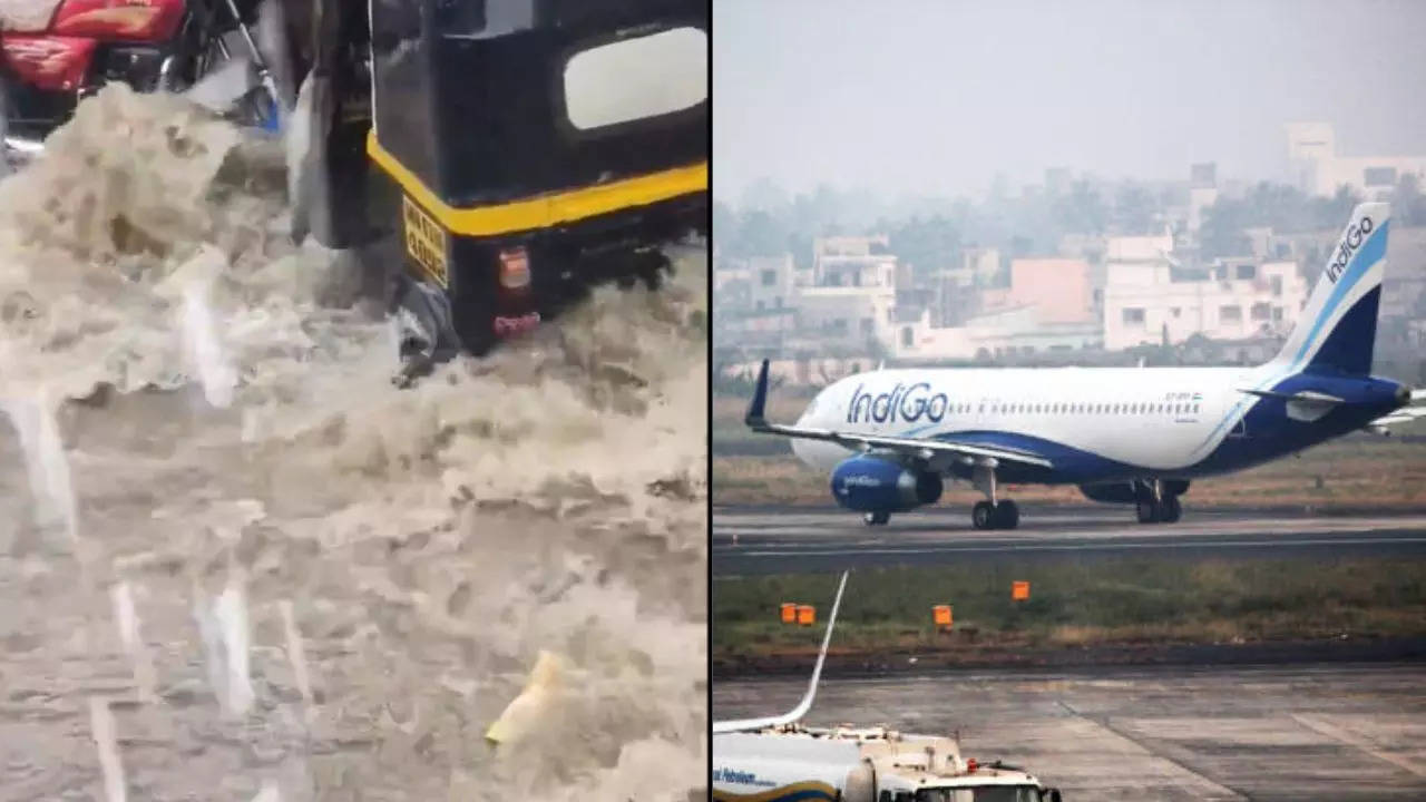 Representative Image: Waterlogging, Flights Diverted In Mumbai