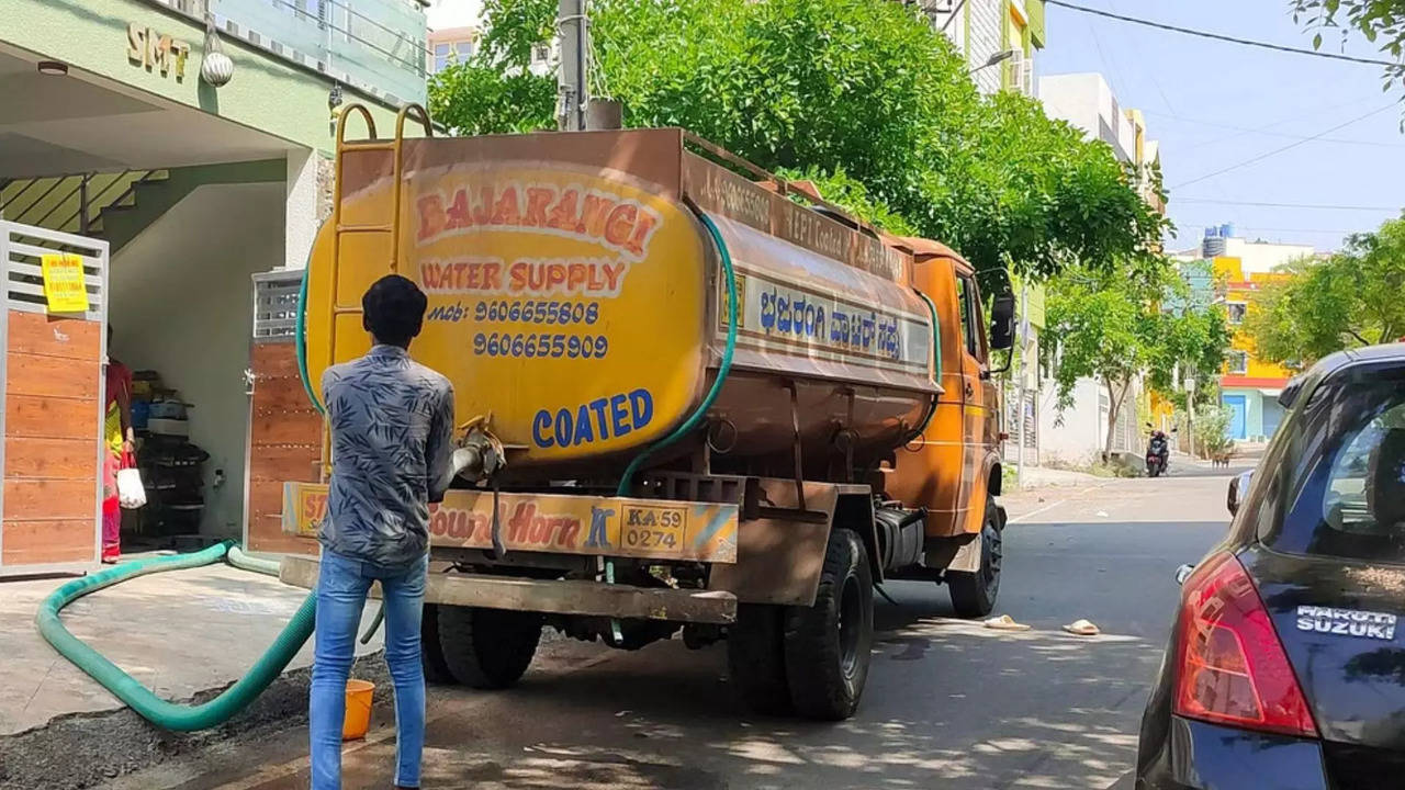 ಬೆಂಗಳೂರು ನಗರದಲ್ಲಿ ತೀವ್ರ ನೀರಿನ ಕೊರತೆ