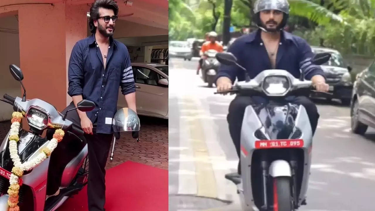 arjun kapoor electric scooter