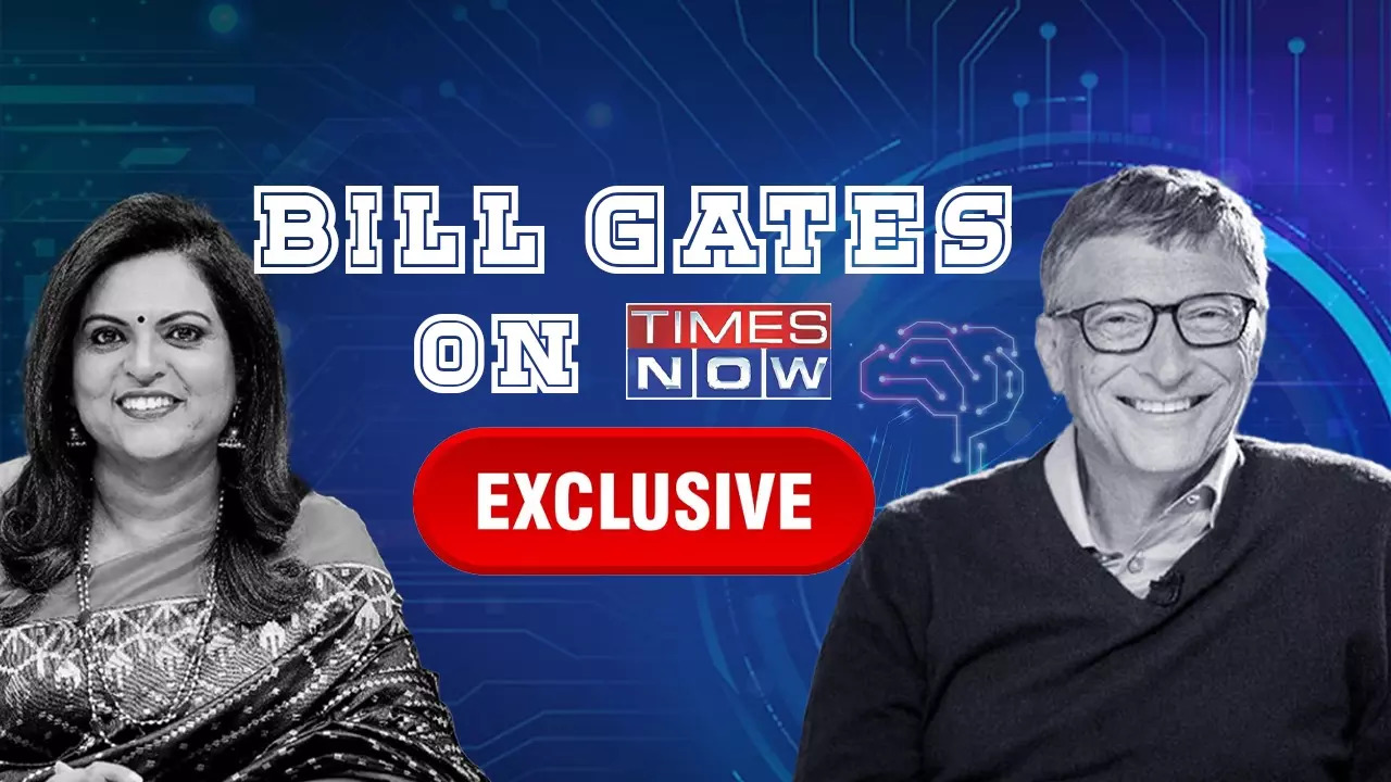 Bill Gates spoke to Times Network's Group Editor-in-Chief Navika Kumar