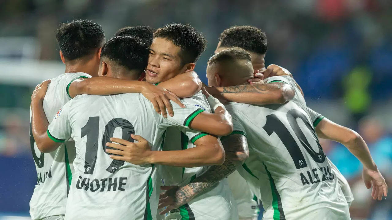 Mohammedan SC players celebrate their goal