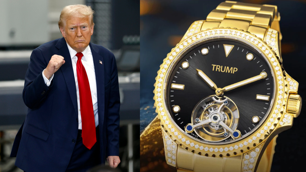 Donald Trump watches