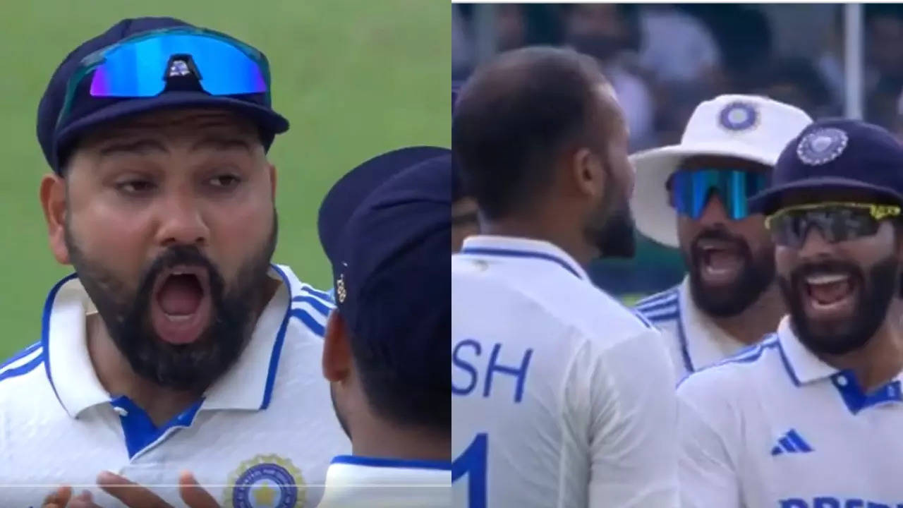 ind vs ban: rohit sharma in disbelief, indian captain elated after akash deep's drs request masterstroke - watch